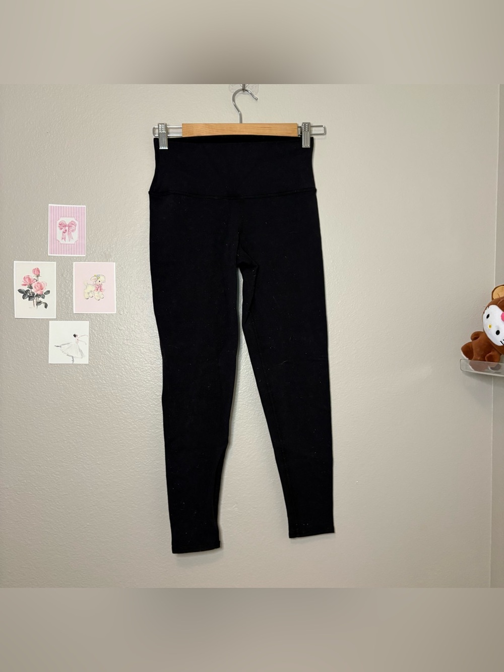Alo leggings yoga Pilates casual preppy luxury black silver women